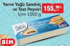 İÇİM  YARIM YAĞLI SANDVİÇ VE TOST PEYNİRİ